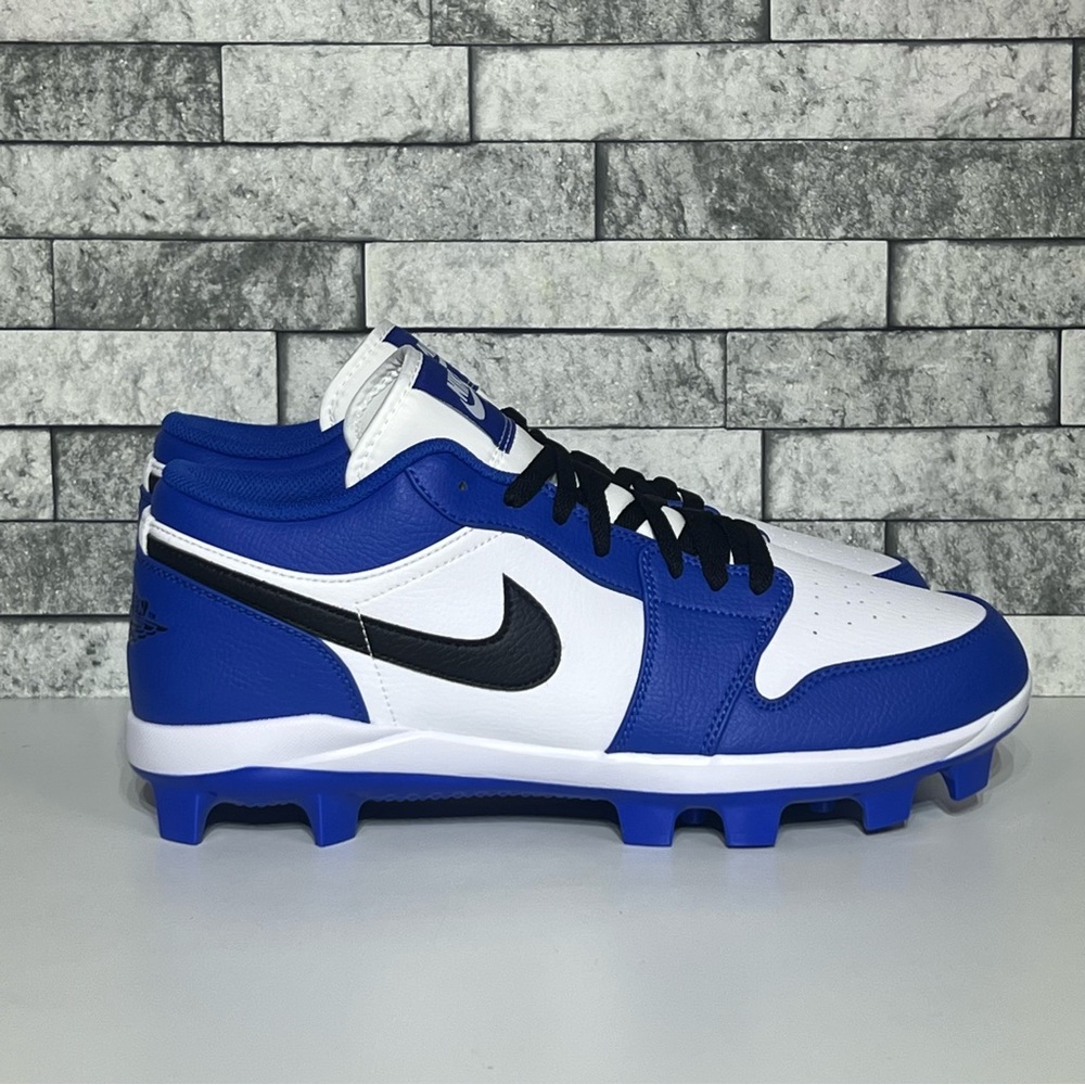 Nike Air Jordan 1 Retro Mens 12 Low MCS Game Royal Cleats